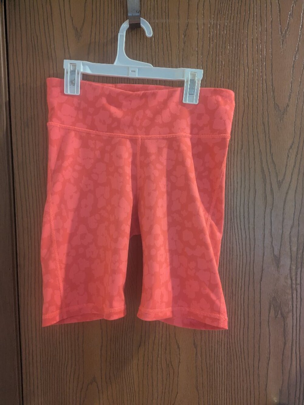 Gap Fit HIgh Rise Bike Athletic Shorts Stretch Compression Stay Dry Pink-S